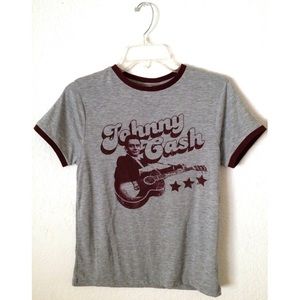 Johnny Cash Ringer Graphic Tee